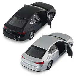 Автомодель - Skoda Octavia (черный, серебристый), в ассортименте - миниатюра 2
