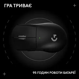 Миша комп'ютерна Logitech Pro X Superlight 2 Dex Black (910-007357, 910-007359) - мініатюра 5