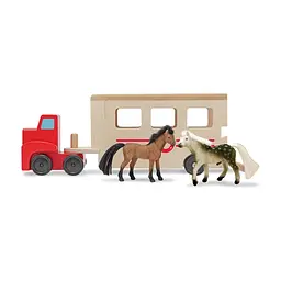 Ігровий набір Melissa & Doug автомобіль-причіп для коней (MD14097) - мініатюра 2