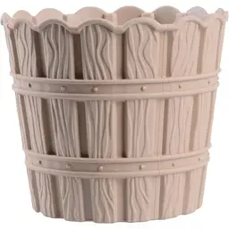Горщик для квітів Violet House 1046 Bamboo Beige з дренажем 3 л (1046 BAMBOO BEIGE 3 л.)
