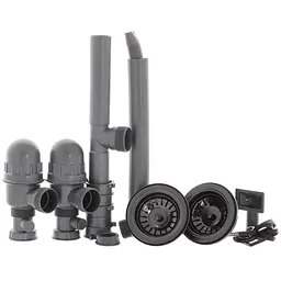 Кухонна мийка Mixxus MX7843-220x1.0-PVD-Black MX0565, Чорний матовий - мініатюра 3