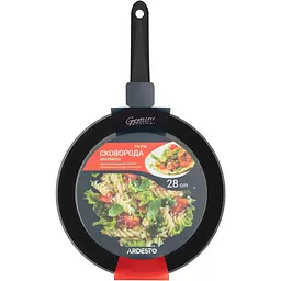 Сковорода Ardesto Gemini Gourmet 28 см чорна (AR1928FGG) - мініатюра 4