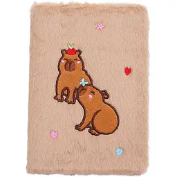 Блокнот А5 ZiBi Capybara 7 Kids Line плюшевий клітинка 80 аркушів (ZB.700021) - мініатюра 4