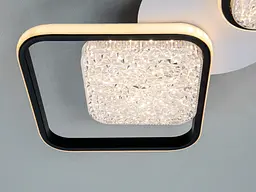 Люстра стельова Diasha LED біла чорна 130W димер - мініатюра 4