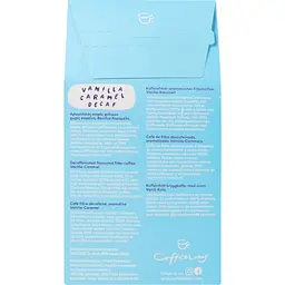 Кава мелена Coffeeway без кофеїну смак ваніль-карамель 200 г - мініатюра 2