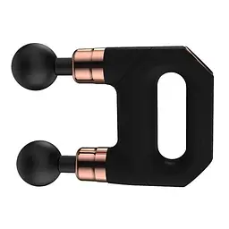 Ручний масажер для м'язів Massage Gun SL-821 4 пари насадок 25W Black (3_04805) - мініатюра 2