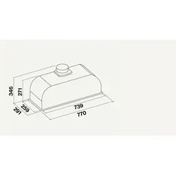 Витяжка вбудована Falmec Built In Max Evo 70 White (CBIN70.E10#ZZZB460F) - мініатюра 2