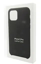 Шкіряний чохол-накладка Leather Case MWYE2ZM/A для iPhone 11 Pro (5.8") Black - мініатюра 4