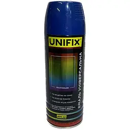 Емаль універсальна в балончику Unifix 400мл RAL 5005 синьо-сигнальна