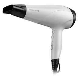 Фен Remington D3194, білий/чорний, 2200W, 2 швидкості, 3 режими (45760560100)