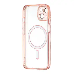 Чохол TPU Edge & PC with MagSafe (Protected Camera & Lens) iPhone 14 Pink - мініатюра 3