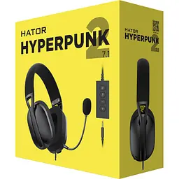Навушники Hator Hyperpunk 2 USB 7.1 Black (HTA-845) - мініатюра 6