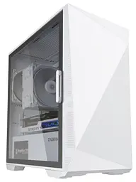 Корпус Zalman Z1 Iceberg, White, Mid Tower, без БЖ, для Micro ATX / Mini ITX, 2xUSB 3.0 / 1xUSB 2.0, макс. CPU - 160 мм / VGA - 330 мм, 3x120 мм, бічна панель із загартованого скла