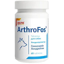 Вітамінно-мінеральна добавка Dolfos ArthroFos для опорно-рухової системи собак 60 таблеток (139-60)