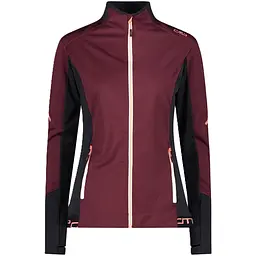 Кофта CMP Women's Full-Zip Hybrid Jacket Burgundy XXS (1097-31A2466-C919 34)