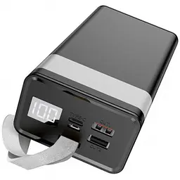 Портативна батарея Profit 40000mAh акумулятор зовнішній з дисплеєм і ремінцем