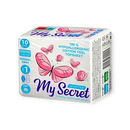 Гігієнічні прокладки My Secret Sensitive Normal Size 1 (10шт)