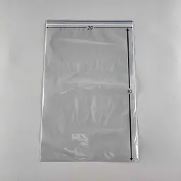 Пакети Zip-Lock прозорі 20x30 см, 100 шт, 50 мкм, поліетиленові пакети із застібкою - мініатюра 2