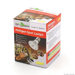 Лампа галогенова точкового нагріву UVA Repti-Zoo Spot lamp 50W (PAR2050) - мініатюра 3