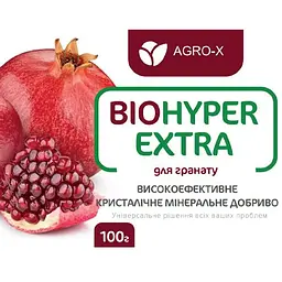 Мінеральне добриво Agro-x Biohyper extra Біохайпер Екстра для гранату 100 г (185080) - мініатюра 2