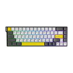 Клавіатура Ajazz AK680 V2 Ice Island Magnetic Switch USB UA Black/Gray/Yellow (AK680-V2-I-BGY)