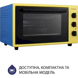Електрична піч Minola Foet 3714 UA жовта - мініатюра 4