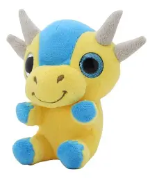 Интерактивная игрушка Cutekins Стиракозавр 12 см высококачественный разноцветный материал.