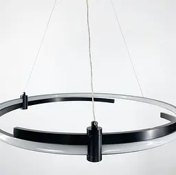 LED люстра у чорному каркасі Line.F Діаметр 60см - мініатюра 9