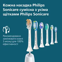 Електрична зубна щітка Philips Sonicare HX7108/02 серії 5300 біла - мініатюра 14