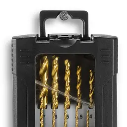 Набір свердел по металу Trotec 15 pieces HSS Metal Drill Set (6200001131) - мініатюра 4