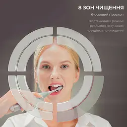 Електрична зубна щітка Oclean X Plus Pro Digital Blue - мініатюра 13