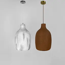 Підвісний світильник із плафоном в кольорі Coffee | Арт. MJ 187/1 CF | Line F - мініатюра 4