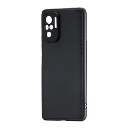 Чохол Carbon TPU Xiaomi Redmi Note 10 4G / Note 10 S Black