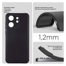 Силіконовий чохол BeCover для Infinix Smart 9 (X6532) Black (712495) - мініатюра 6