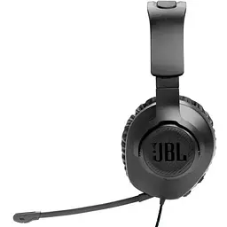 Навушники JBL Quantum 100X (JBLQ100XBLKGRN) провідні з мікрофоном чорні - мініатюра 3