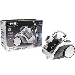 Пилосос Eisen EVC-390W ECO Cyclone чорно-білий (EVC-390W ECO Cyclone) - мініатюра 15