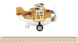Літак Same Toy Aircraft, зі світлом та музикою, коричневий (SY8015Ut-3) - мініатюра 4