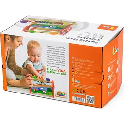 Дерев'яна стукалка Viga Toys Кульки та ксилофон (50348) - мініатюра 5