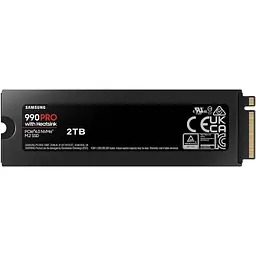 Накопичувач SSD M.2 2280 2TB 990 PRO with Heatsink Samsung (MZ-V9P2T0CW) - мініатюра 2