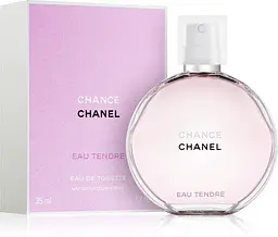 Оригінал Chanel Chance Eau Tendre 35 мл Туалетна вода - мініатюра 2