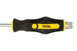Викрутка ударна шліцева плоска Mastertool SL6 x 125мм HEX 49-6612 - мініатюра 4