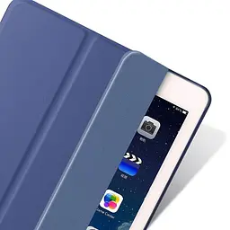 Чохол-книжка BeCover Tri Fold Soft TPU Silicone для Apple iPad 10.2 2019/2020/2021 Deep Blue (706882) - мініатюра 4