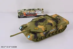 Іграшкова модель танка Military operation у камуфляжі з вежею, що обертається (1828-55E)
