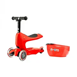 Самокат Micro Mini2go Deluxe Plus червоний (MMD032) - мініатюра 8