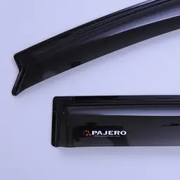 Дефлектори вікон вітровики Mitsubishi Pajero Sport 2008-2015 Скотч 3M Acryl-Auto - мініатюра 2