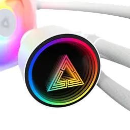Водяне охолодження Montech LightFlow 360 ARGB White (LIGHTFLOW ARGB 360 (W)) - мініатюра 4