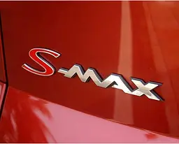 Емблема напис S-Max для Ford червоний+хром 200х33 мм на скотчі - мініатюра 2