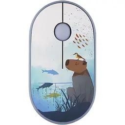 Комп'ютерна миша 2E MF300 CAPYBARA:SWIM Silent WL BT синій teh0014065