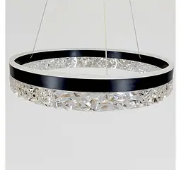 Світлодіодна люстра підвісна Artlight MD230327BK з чорним кільцем, 53W - мініатюра 5