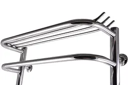 Водяна рушникосушка Unio Zp W 1200-500-12 Зета з полицею, Хром - мініатюра 2